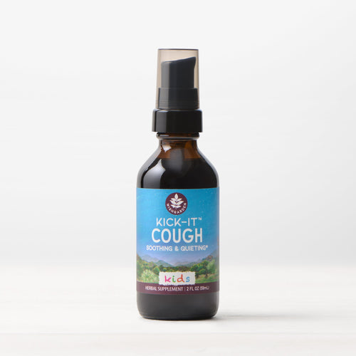 Kick-It Cough Soothing & Quieting for Kids - Gentle vitamins and supplements for cough relief in children.
