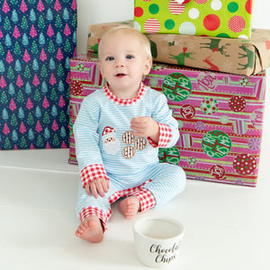 Boys Cookies For Santa Romper