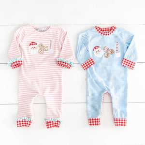 Pink Cookies For Santa Romper
