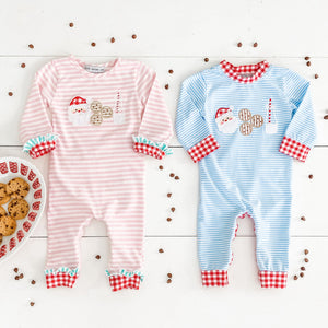 Boys Cookies For Santa Romper