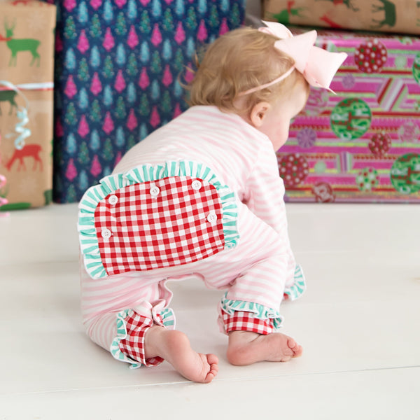 Pink Cookies For Santa Romper
