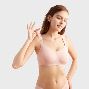 Maternity nursing bras in angle view, showcasing comfort and support for new mothers.