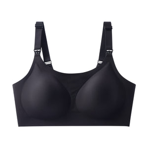 Seamless maternity nursing bra in angle 9 view, perfect for comfort and easy feeding.