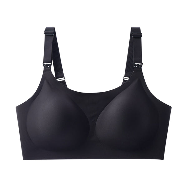 Seamless maternity nursing bra in angle 9 view, perfect for comfort and easy feeding.