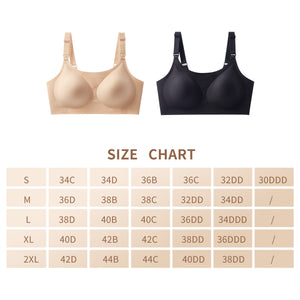Seamless maternity nursing bra in angle 10 view, perfect for comfortable feeding and support.
