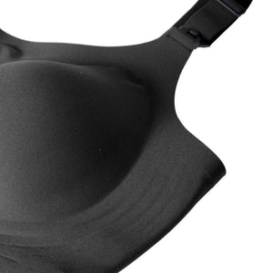 Seamless maternity nursing bra at a 15-degree angle, perfect for comfort and support during breastfeeding.