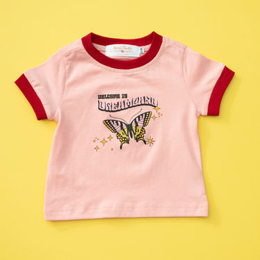 Welcome to Dreamland Kids Retro Ringer Tee