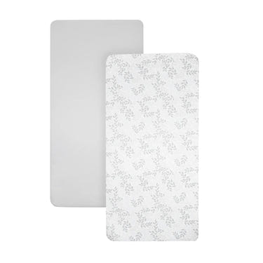 Shnuggle Air Lite Crib Fitted Sheets in soft cotton for comfortable baby bedding.