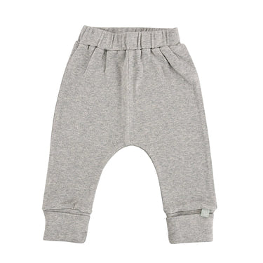 Heather basics pants for babies, soft and comfortable, perfect for everyday wear.