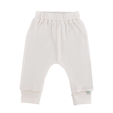 Ivory basics pants for babies, soft and comfortable, perfect for everyday wear.