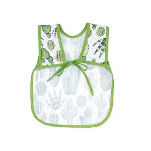 Desert Cactus Bapron for babies, stylish and practical, shown from angle 6. Perfect for mealtime messes!