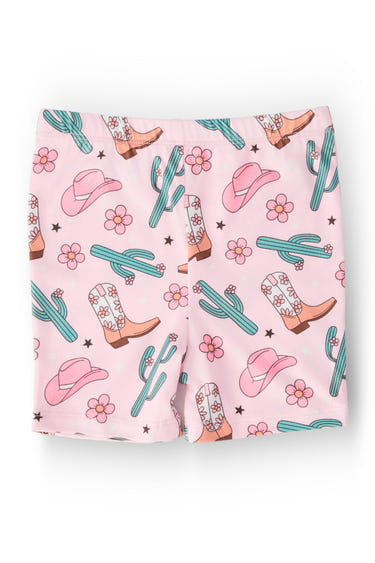 Cactus Cowgirl Twirl Shorts