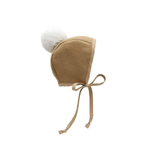 Camel Pom Bonnet