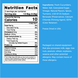 Freeze Dried Dill Pickle Chips (Candied)