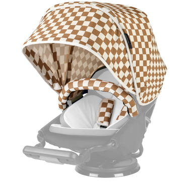 G5 Stroller Canopy in Chestnut Check