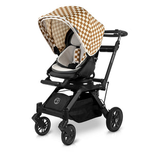 G5 Stroller Canopy in Chestnut Check