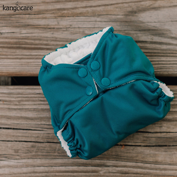 Rumparooz Caribbean One Size Cloth Diaper Cover at angle 7, perfect for eco-friendly baby bedding and sleep solutions.
