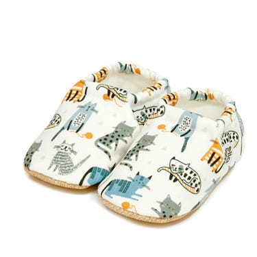 Ella Bonna Baby Moccasins, Slippers, Cat