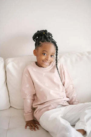 Ditsy Rainbow Kids Pullover