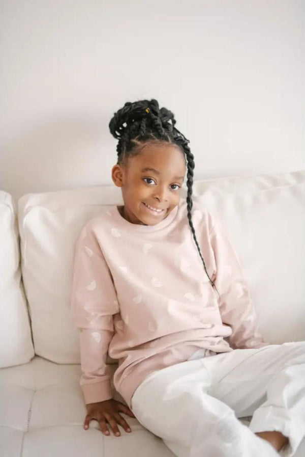 Ditsy Rainbow Kids Pullover