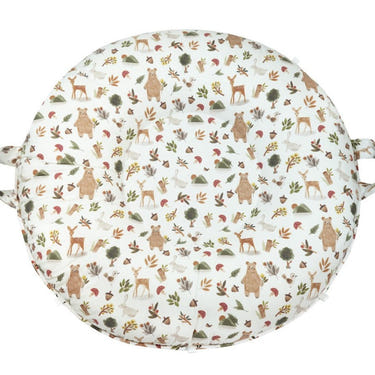 Cedar Sage Floor Cushion for babies, offering comfort and style for playtime and relaxation.
