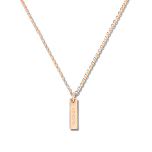 Mysha Personalized Triple Bar of Love - Mixed Metal