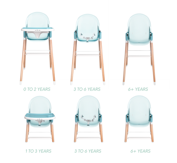 Children of Design 6 in 1 Deluxe High Chair