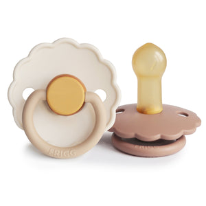 FRIGG Daisy Natural Rubber Pacifier 2-Pack