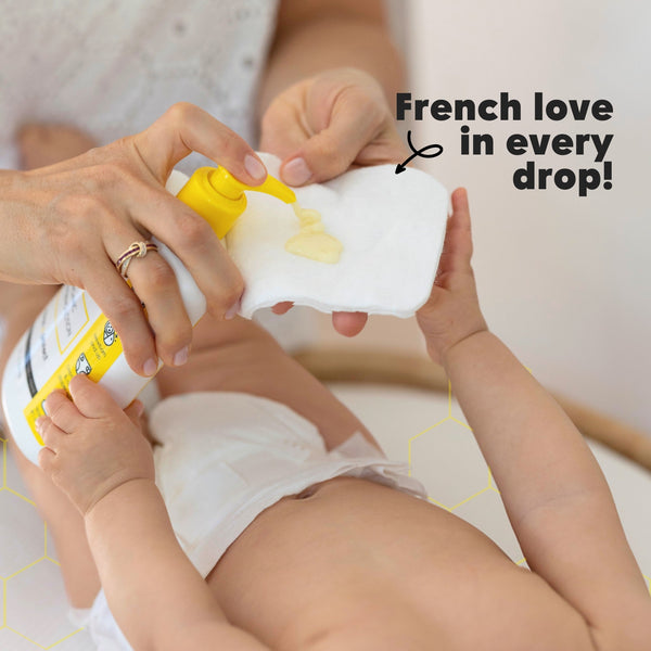 Organic French Diapering Liniment Lotion - Pump Bottle - 8 oz