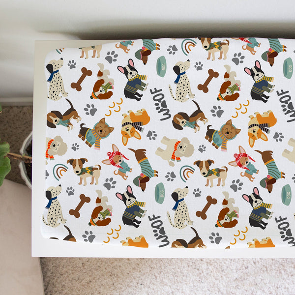 Snuggle Buddies Changing Pad Cover - Soft, cozy design for baby's comfort during diaper changes.