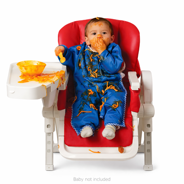 BodyBib Blue - The only bib that covers your baby from chest to ankle!