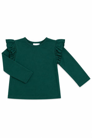 Spruce L/S Ruffle Tee