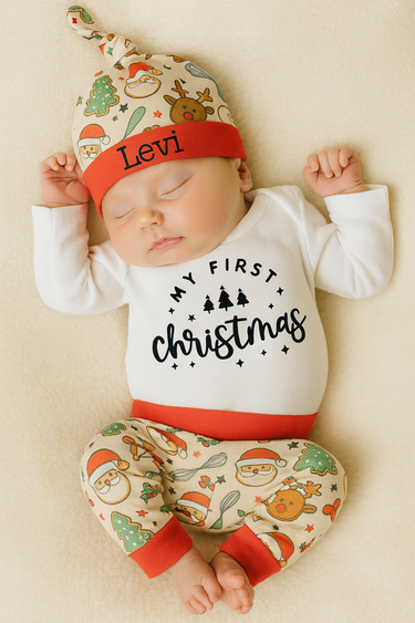 My First Christmas Cookies Legging Set