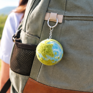 Felt Planet Keychain - For Earth Day!