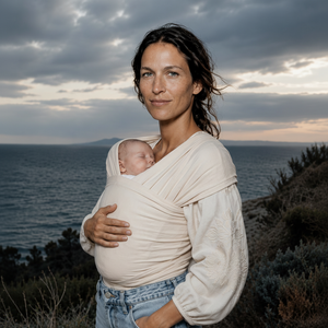 Baby K'tan Organic Cotton Baby Carrier Natural XXS to XL Ready-to-Wear