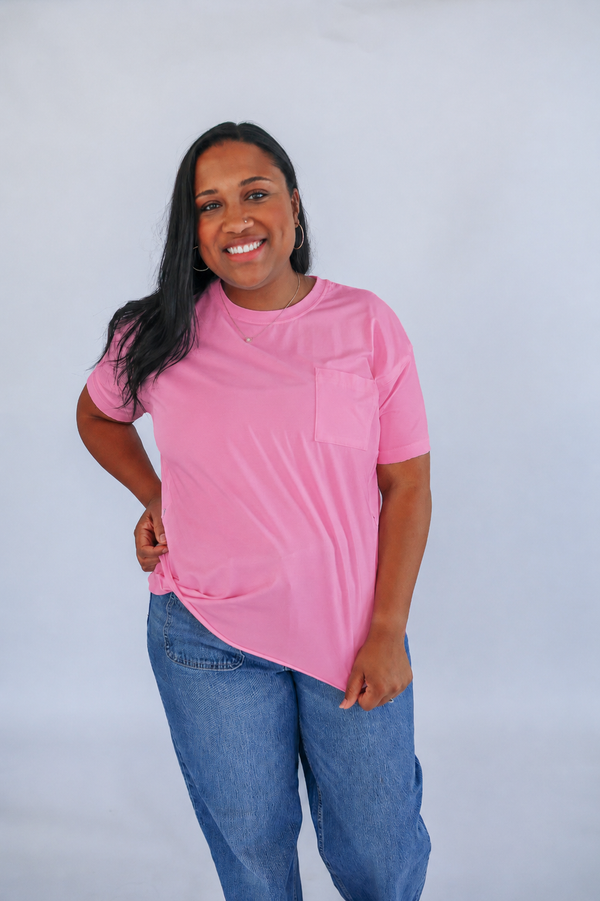 Relaxed Fit Zip Breastfeeding Tee