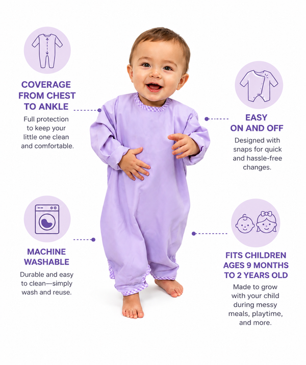BodyBib™ Full-Coverage Toddler Bib