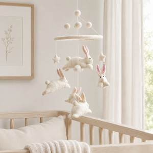 Felt Baby Mobile - Bunnies