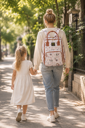 Wide Open Frame Diaper Bag Backpack