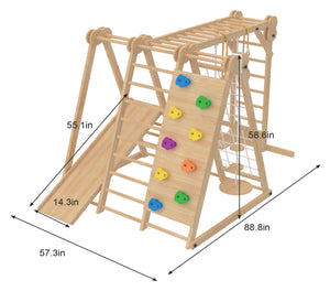 Chestnut | Outdoor & Indoor Foldable Jungle Gym