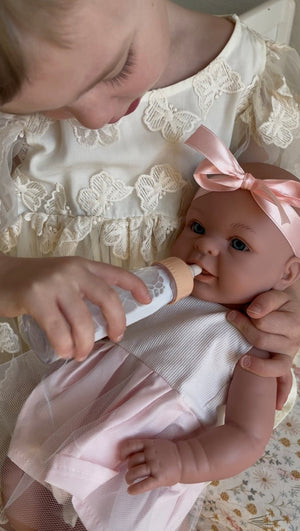 Bebenita 18" Baby Girl Doll | Unscented & Fully Clothed