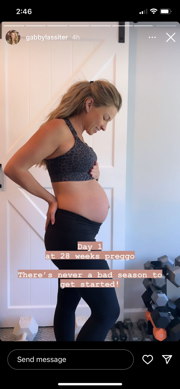 Chloe 4 Running Nursing & Pumping Sports Bra (Gray Leopard)