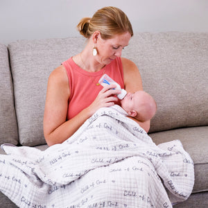 Cotton Muslin Child of God Quilt