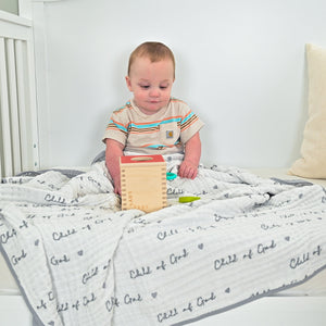Cotton Muslin Child of God Quilt
