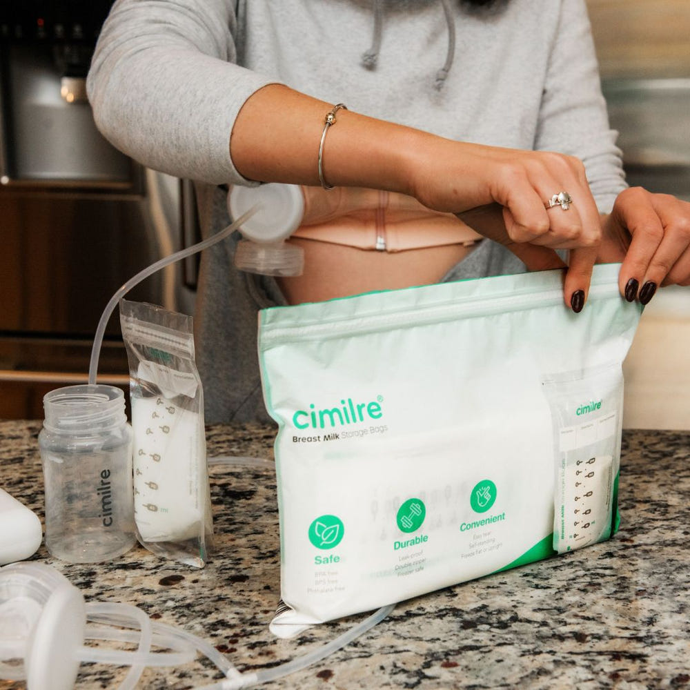Breast milk storage bags for safe and convenient milk preservation. Ideal for breastfeeding moms.