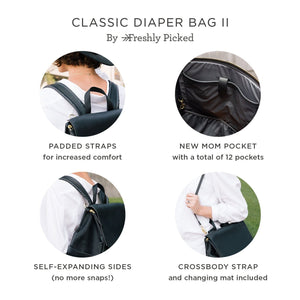 Hot Pink Classic Diaper Bag II