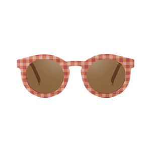 Classic | Sustainable Sunglasses | Plant-Based Bendable Polarized - Adult | 16+ Y |  Sunset Gingham