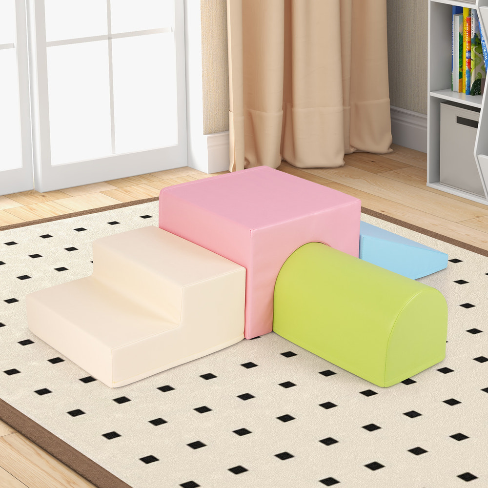 Climb and Crawl Foam Block Play Set for Infant Baby for Toddlers & Kids