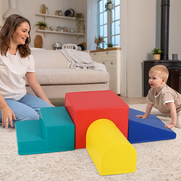 Climb and Crawl Foam Block Play Set for Infant Baby for Toddlers & Kids