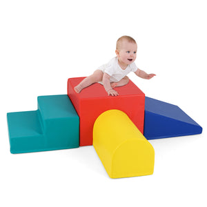 Climb and Crawl Foam Block Play Set for Infant Baby for Toddlers & Kids